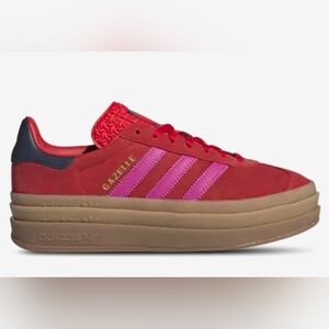 Adidas Women’s Red/Pink Retro Runner Sneakers